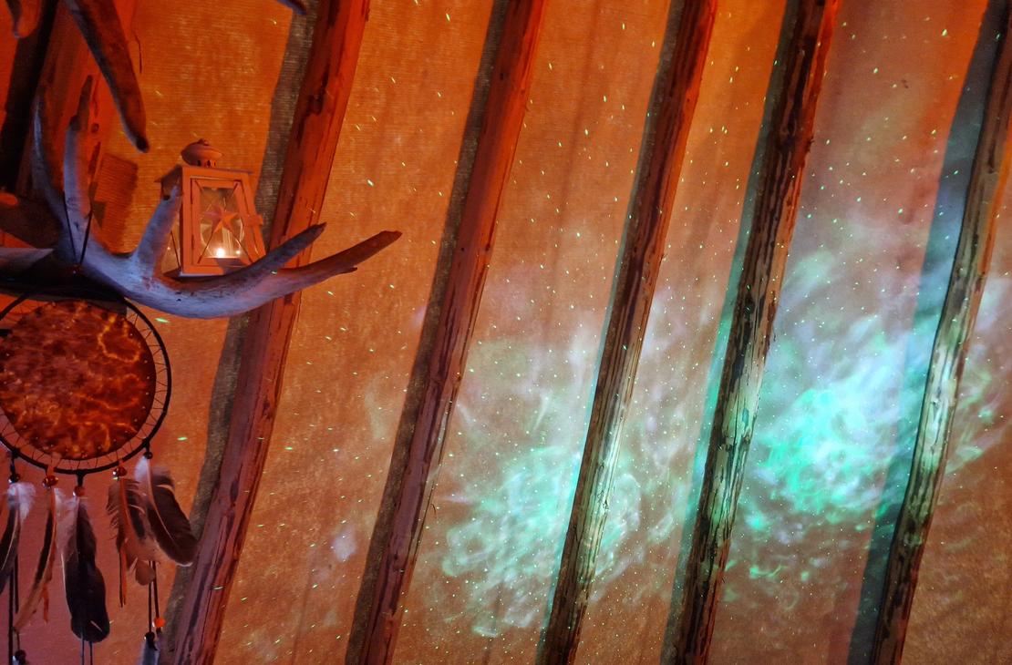 Mantan Majatalon pihakodan tunnelmaa.