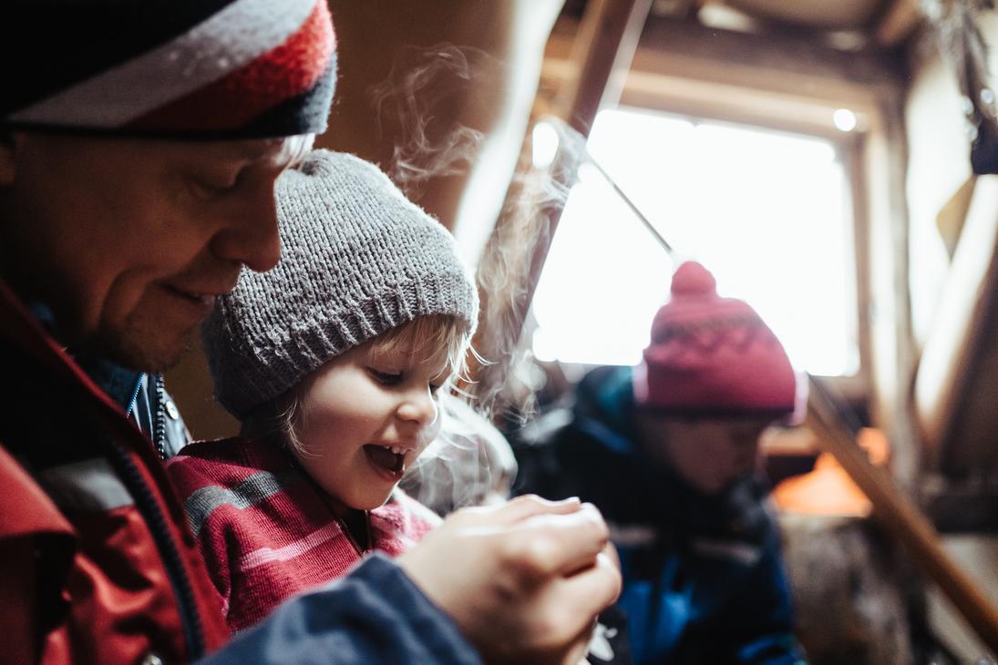 Maistuvat eväät kruunavat retken.