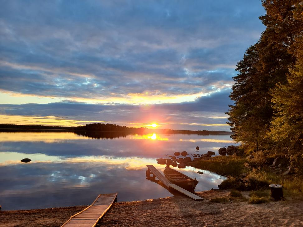 Jänissaaren auringonlasku.