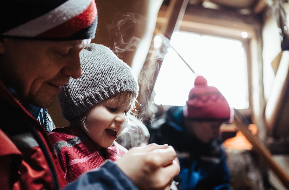 Maistuvat eväät kruunavat retken.