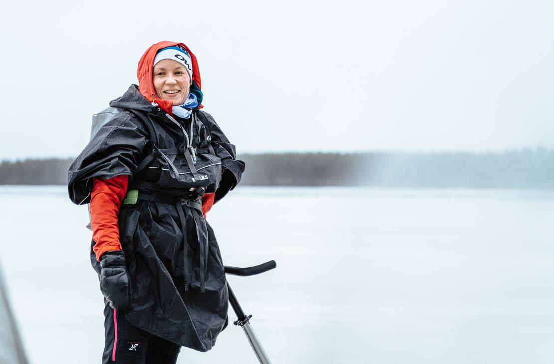 Potkurilla pääsee mukavasti Jänissaareen.