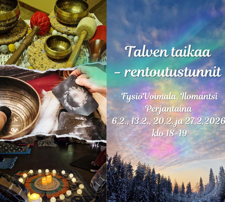 Helmikuun Talven taikaa -rentoutustuntien kansikuva