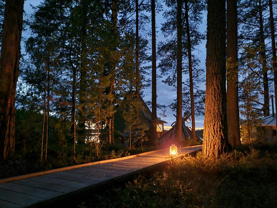 J&auml;nissaari tarjoaa hienot puitteet rummunsynnylle.