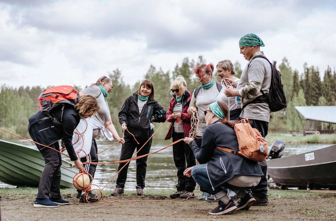 V&auml;lill&auml; ollaan melkein solmussa.