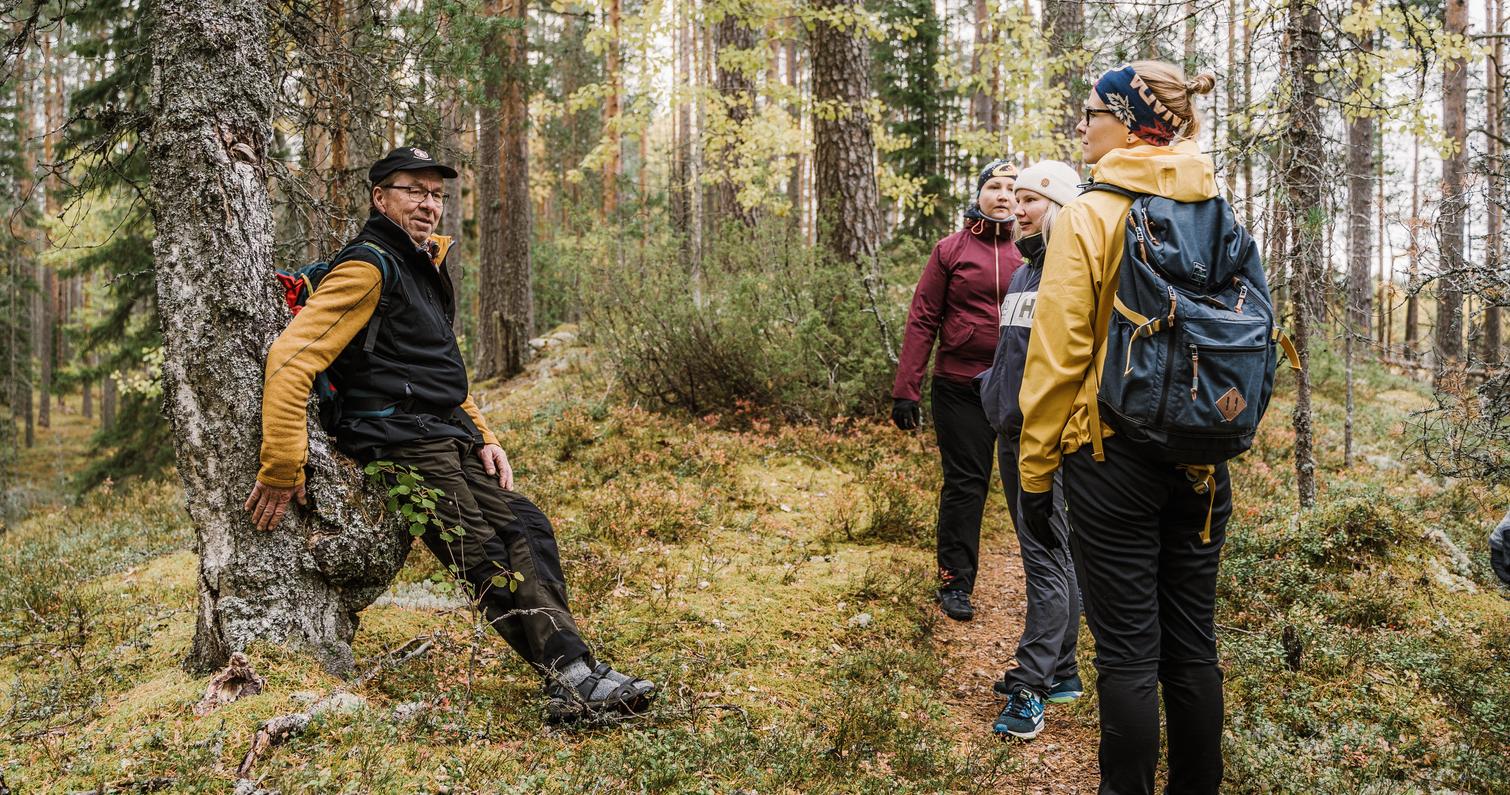 Pieni pysäktyminen luonnon keskellä rauhoittaa