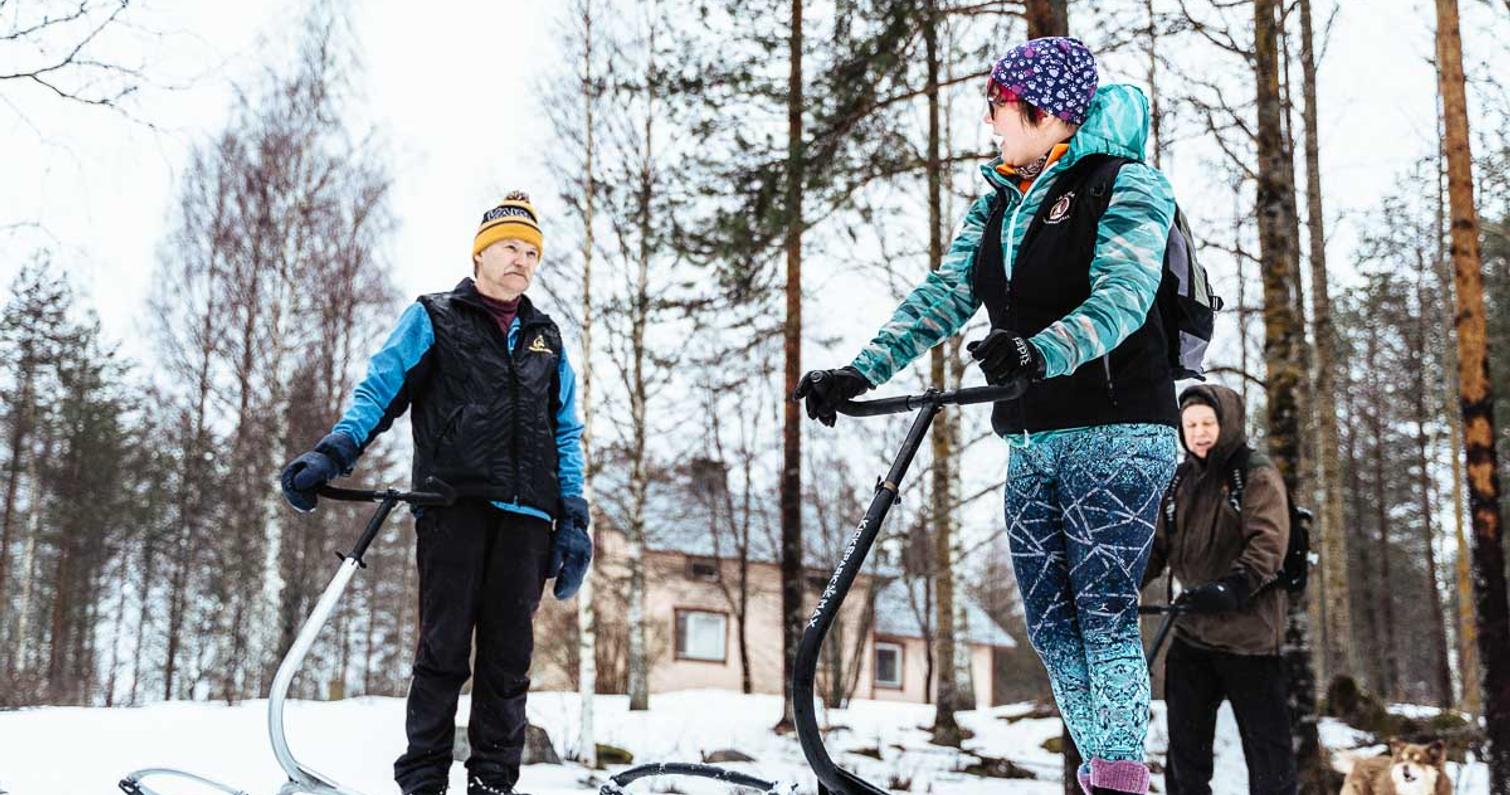 Ryhm&auml; l&auml;hd&ouml;ss&auml; potkuriretkelle