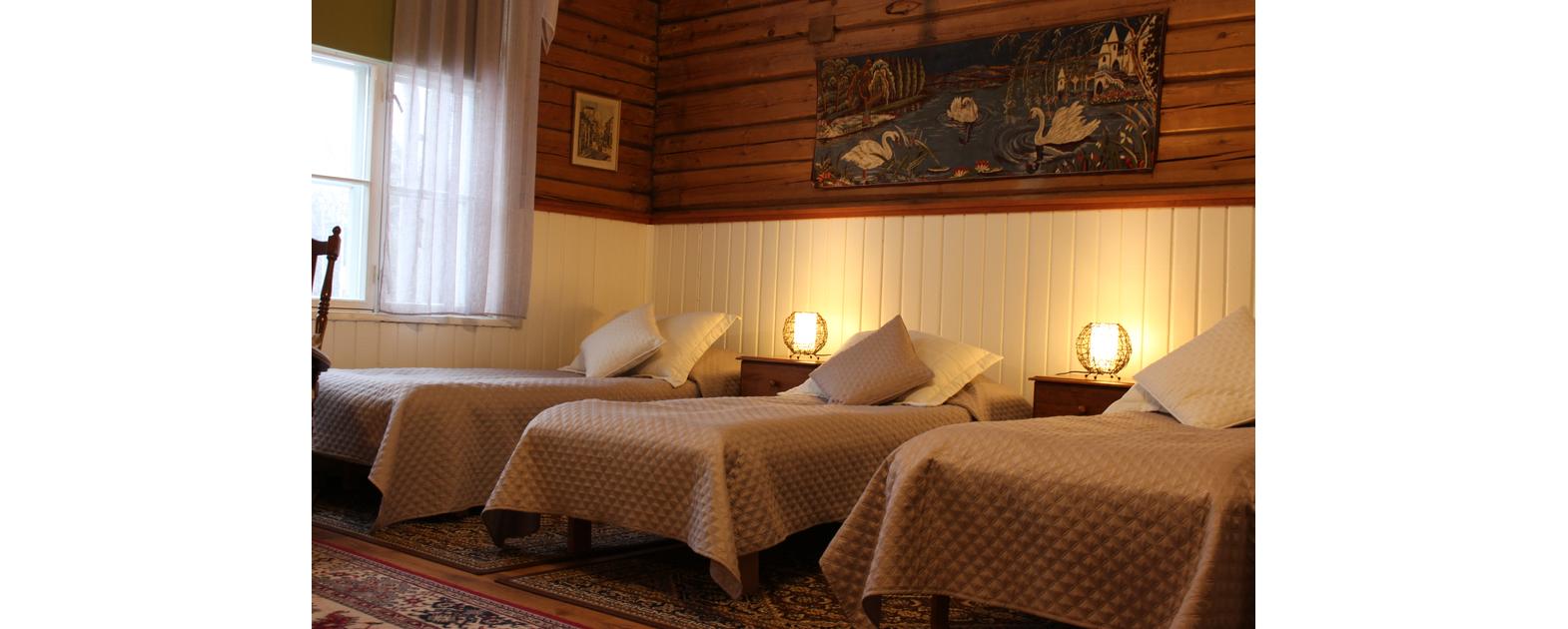 Mantan Majatalon huoneistot tarjoavat rauhalliset puitteet myös etätyöskentelyyn.