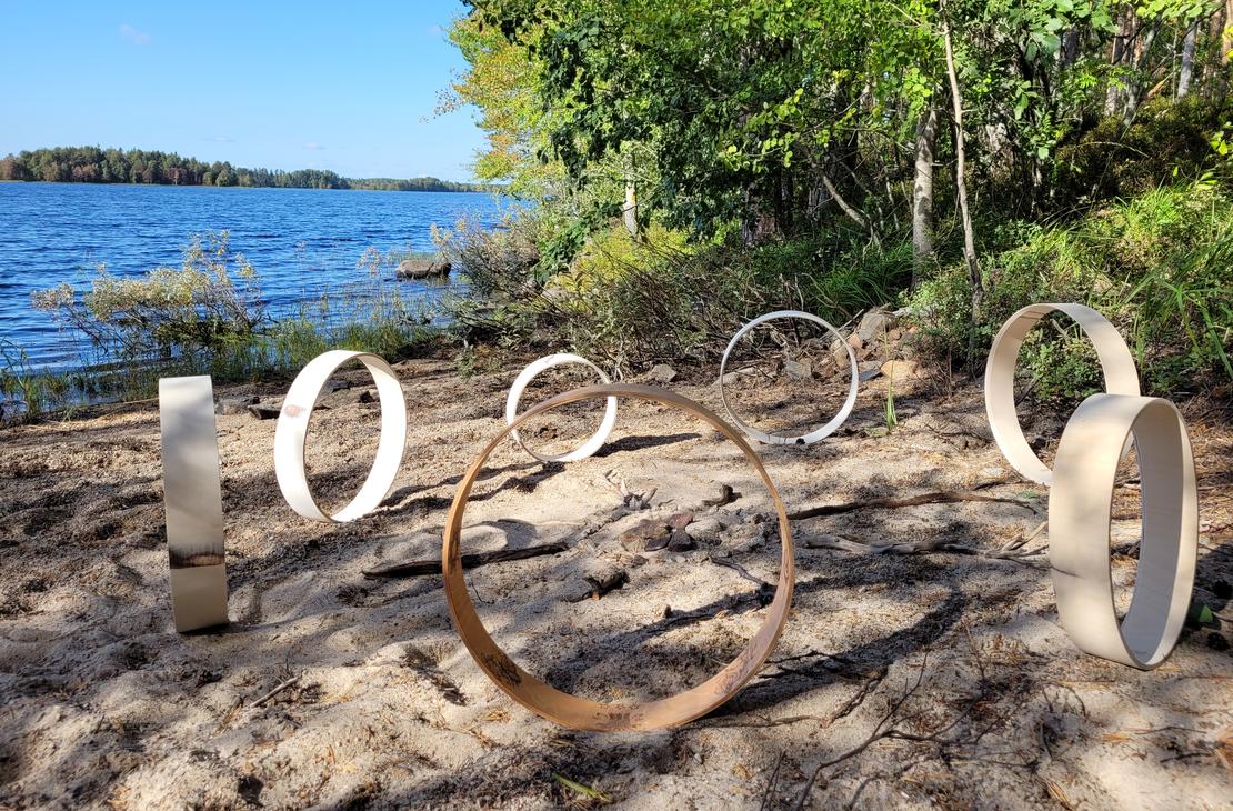 Rumpukehät Jänissaaressa.