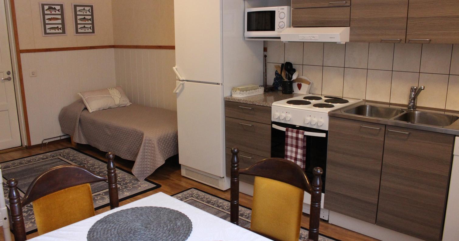 Kaplas-huoneiston keittiö